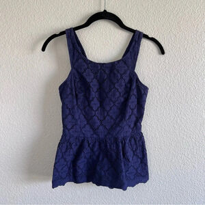 Lily Pulitzer Ashton Ruffled Peplum Top